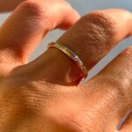 Scattered Lab Grown Diamond Band