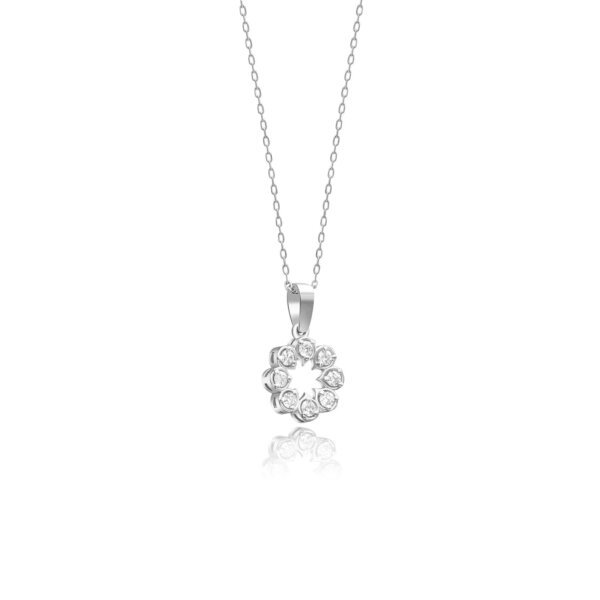 Circle Minimalist CVD Diamond Pendant