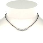 Seven-Stone CVD Diamond Mangalsutra in Gold