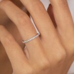 Dainty Lab Grown/ CVD Diamond Band Ring for Women