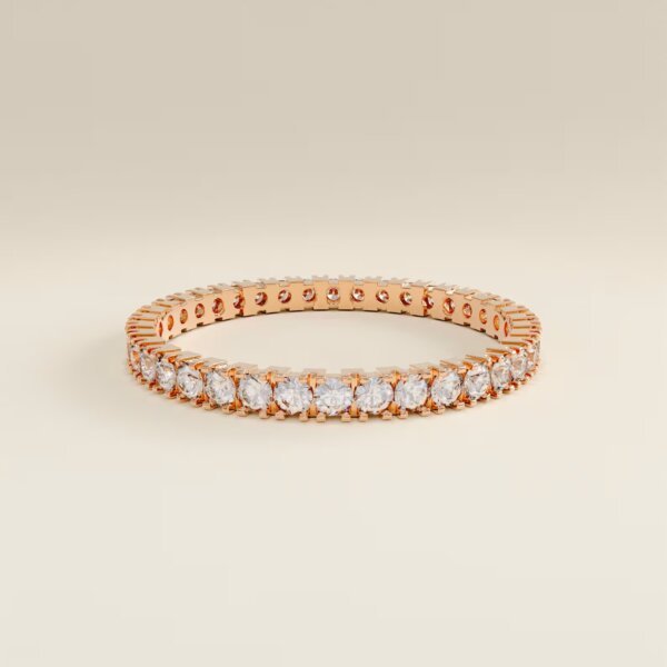 Timeless Gold and CVD Diamond Eternity Band