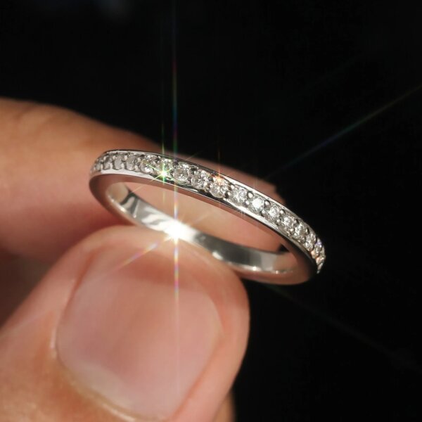 Lab Grown Diamond Pave Wedding Band