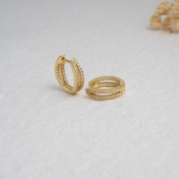 Simple and Decent Dainty CVD Diamond Earrings