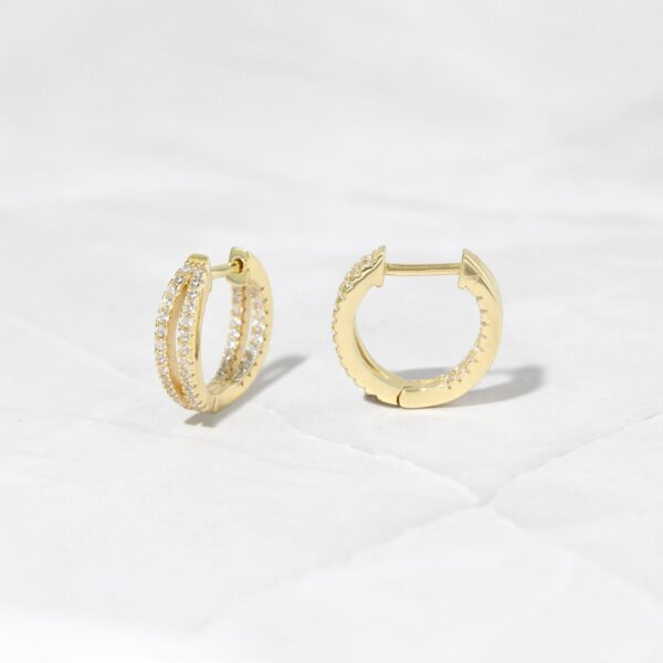 Simple and Decent Dainty CVD Diamond Earrings