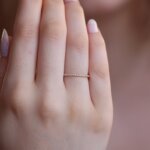 Thin Lab Grown Diamond Stacking Band Ring