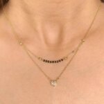 Minimalist Heart Lab Grown Diamond Mangalsutra in Gold