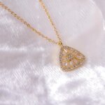 CVD Diamond Mangalsutra with Triangle Pendant and Delicate Chain