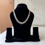 Statement Marquise Cut CVD Diamond Necklace