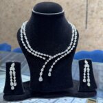 14K Gold & CVD Diamond Necklace Set
