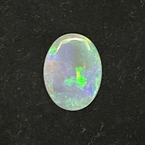 Natural Certified Black Fire Opal 7.09 Carat/ 7.72 Ratti