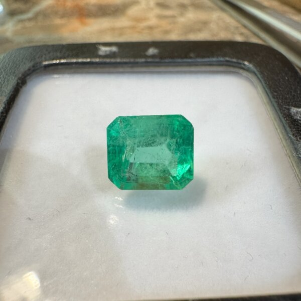 4.49 Carat/ 4.98 Ratti Natural Colombian Emerald/ Panna Gemstone