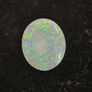Natural Certified Black Fire Opal 10.76 Carat/ 11.72 Ratti