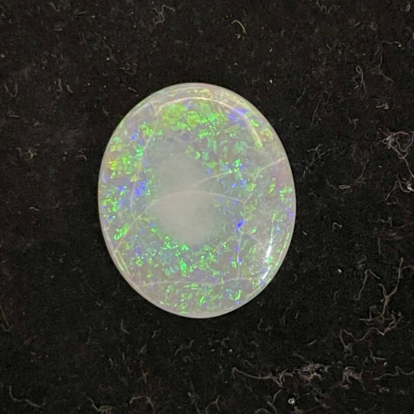 Natural Certified Black Fire Opal 10.76 Carat/ 11.72 Ratti