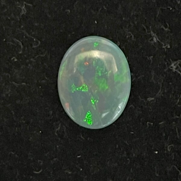Natural Certified Black Fire Opal 4.34 Carat/ 4.73 Ratti