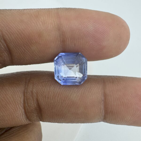 6.56 Carat/ 7.28 Ratti Natural Blue Sapphire/ Neelam Gemstone