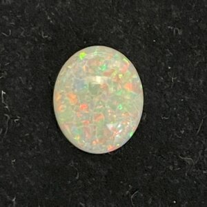 Natural Certified Black Fire Opal 4.35 Carat/ 4.74 Ratti