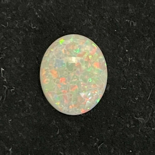 Natural Certified Black Fire Opal 4.35 Carat/ 4.74 Ratti