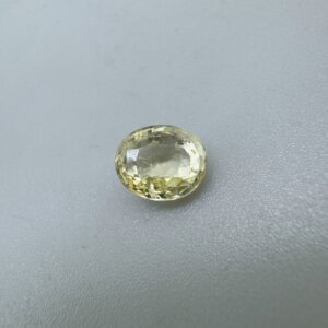 2.15 Carat/ 2.38 Ratti Natural Yellow Sapphire/ Pukhraj Gemstone