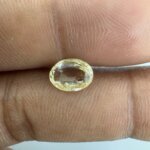 2.07 Carat/ 2.30 Ratti Natural Yellow Sapphire/ Pukhraj Gemstone
