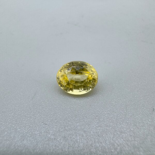 2.00 Carat/ 2.22 Ratti Natural Yellow Sapphire/ Pukhraj Gemstone