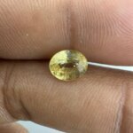 2.00 Carat/ 2.22 Ratti Natural Yellow Sapphire/ Pukhraj Gemstone