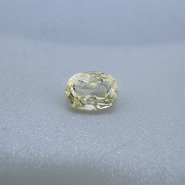 1.59 Carat/ 1.76 Ratti Natural Yellow Sapphire/ Pukhraj Gemstone