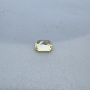 1.06 Carat/ 1.17 Ratti Natural Yellow Sapphire/ Pukhraj Gemstone