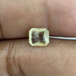 1.30 Carat/ 1.44 Ratti Natural Yellow Sapphire/ Pukhraj Gemstone