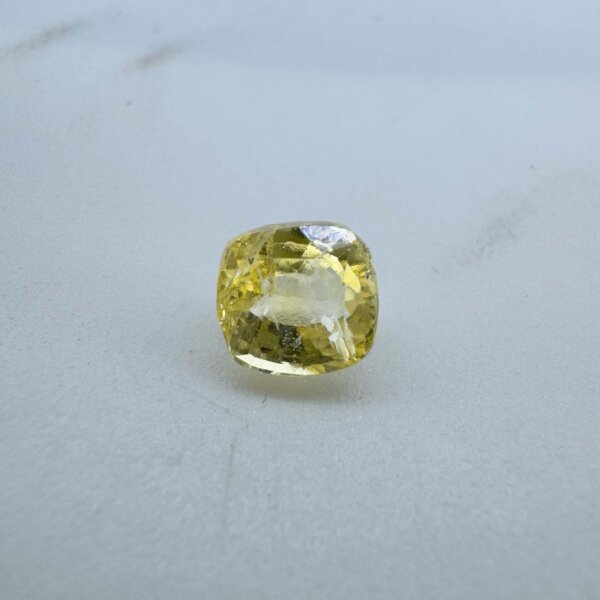 2.02 Carat/ 2.24 Ratti Natural Yellow Sapphire/ Pukhraj Gemstone