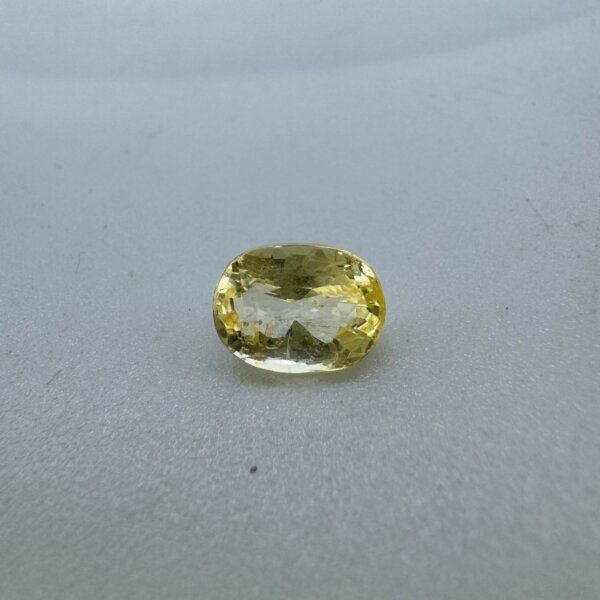 2.55 Carat/ 2.83 Ratti Natural Yellow Sapphire/ Pukhraj Gemstone