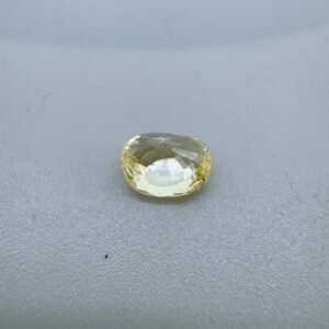 2.55 Carat/ 2.83 Ratti Natural Yellow Sapphire/ Pukhraj Gemstone