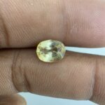 2.55 Carat/ 2.83 Ratti Natural Yellow Sapphire/ Pukhraj Gemstone