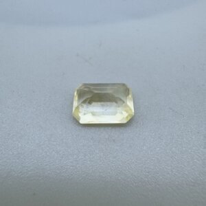 3.92 Carat/ 4.35 Ratti Natural Yellow Sapphire/ Pukhraj Gemstone