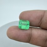 4.49 Carat/ 4.98 Ratti Natural Colombian Emerald/ Panna Gemstone