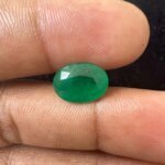 4.05 Carat/ 4.50 Ratti Natural Zambian Emerald/ Panna Gemstone