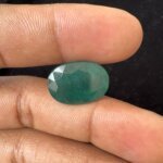 14.12 Carat/ 15.69 Ratti Natural Zambian Emerald/ Panna Gemstone