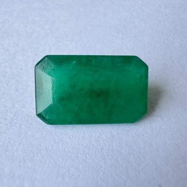 5.82 Carat/ 6.46 Ratti Natural Zambian Emerald/ Panna Gemstone