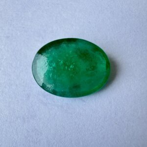 7.21 Carat/ 8.01 Ratti Natural Zambian Emerald/ Panna Gemstone