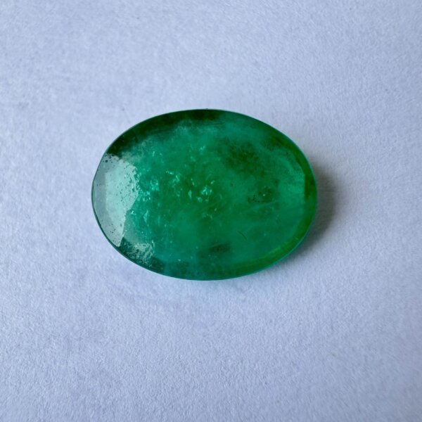7.21 Carat/ 8.01 Ratti Natural Zambian Emerald/ Panna Gemstone