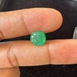 3.88 Carat/ 4.31 Ratti Natural Zambian Emerald/ Panna Gemstone