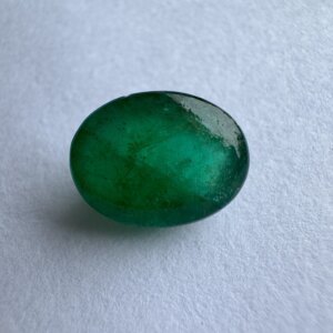 4.55 Carat/ 5.05 Ratti Natural Zambian Cabochon Emerald/ Panna Gemstone
