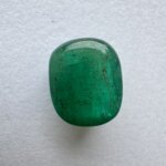 5.95 Carat/ 6.60 Ratti Natural Zambian Cabochon Emerald/ Panna Gemstone