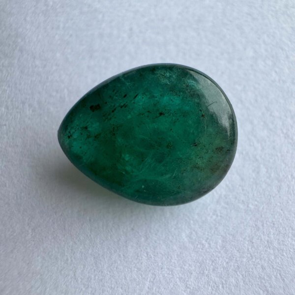 8.39 Carat/ 9.31 Ratti Natural Zambian Cabochon Emerald/ Panna Gemstone