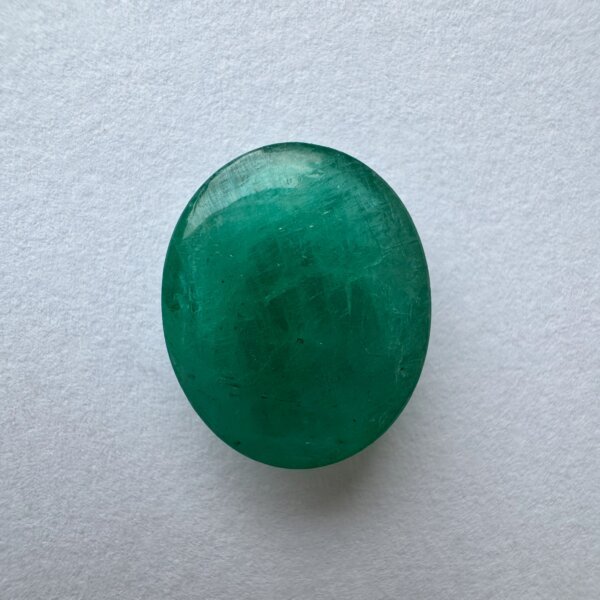 10.44 Carat/ 11.58 Ratti Natural Zambian Cabochon Emerald/ Panna Gemstone