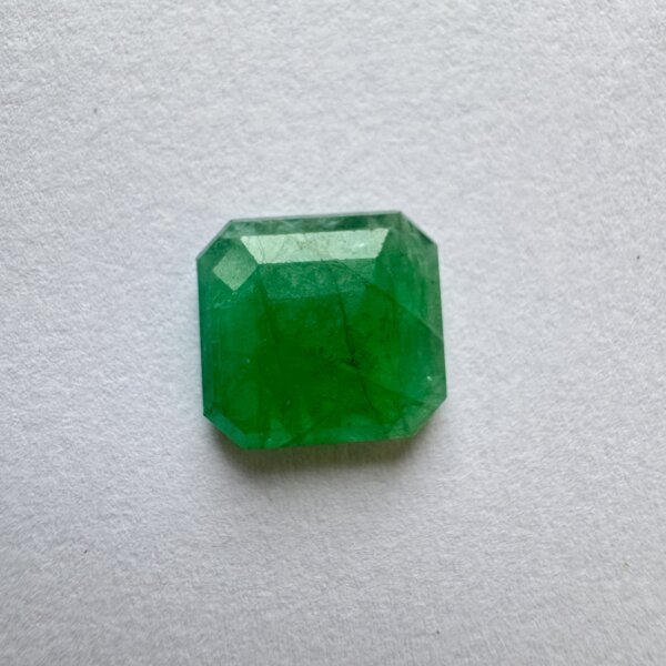 7.54 Carat/ 8.36 Ratti Natural Zambian Emerald/ Panna Gemstone