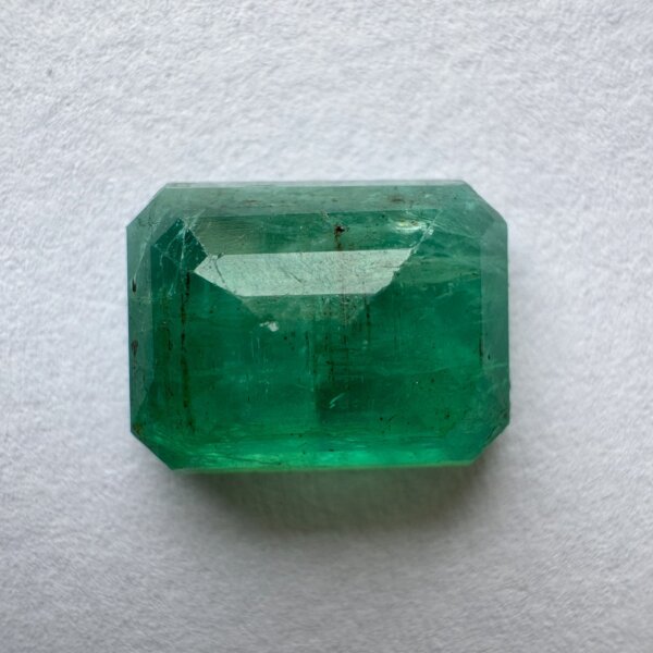 7.10 Carat/ 7.88 Ratti Natural Zambian Emerald/ Panna Gemstone