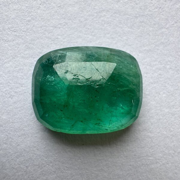7.13 Carat/ 7.91 Ratti Natural Zambian Emerald/ Panna Gemstone