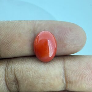 4.95 Carat/ 5.49 Ratti Natural Japanese Coral/ Moonga Gemstone