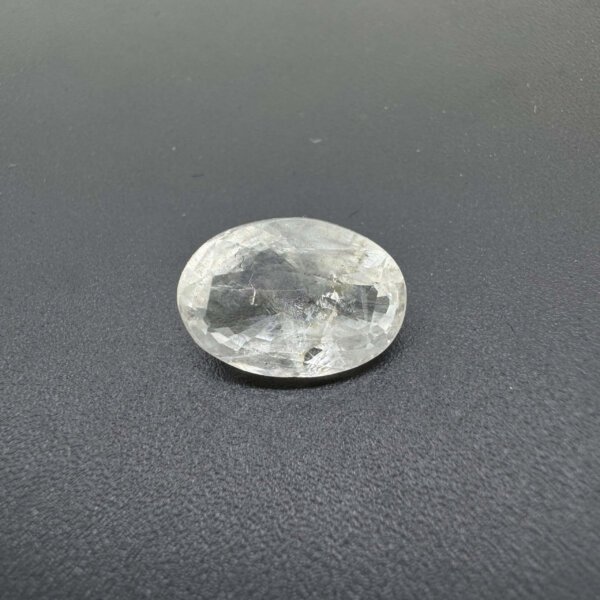5.33 Carat/ 5.91 Ratti Natural White Sapphire/ Safed Pukhraj Gemstone