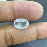 5.33 Carat/ 5.91 Ratti Natural White Sapphire/ Safed Pukhraj Gemstone